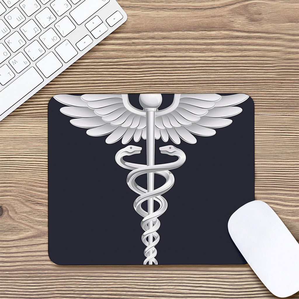 Caduceus Symbol Of Medicine Print Mouse Pad