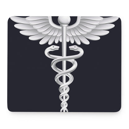 Caduceus Symbol Of Medicine Print Mouse Pad