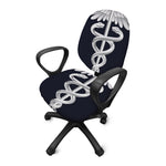 Caduceus Symbol Of Medicine Print Office Chair Cover