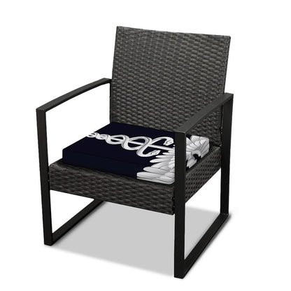 Caduceus Symbol Of Medicine Print Outdoor Seat Cushion Cover