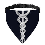 Caduceus Symbol Of Medicine Print Over The Collar Dog Bandana