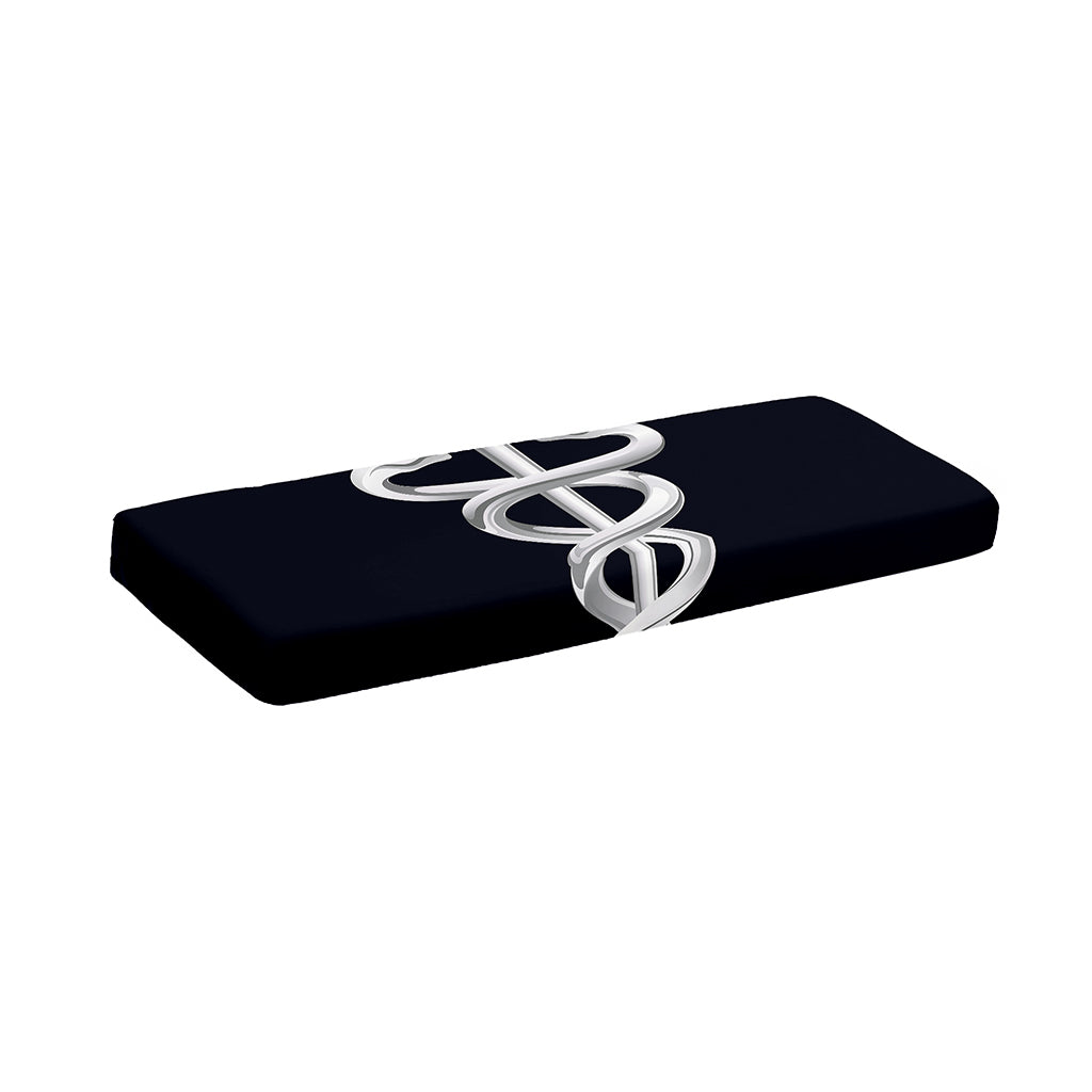 Caduceus Symbol Of Medicine Print Piano Keyboard Cover