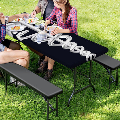 Caduceus Symbol Of Medicine Print Picnic Table Cover
