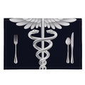 Caduceus Symbol Of Medicine Print Placemat
