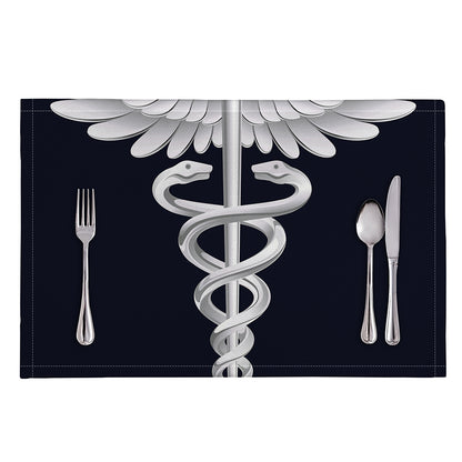 Caduceus Symbol Of Medicine Print Placemat