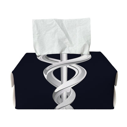 Caduceus Symbol Of Medicine Print Rectangle Tissue Box Cover