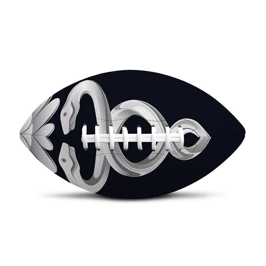 Caduceus Symbol Of Medicine Print Rugby Ball