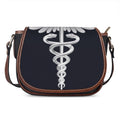 Caduceus Symbol Of Medicine Print Saddle Bag