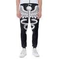 Caduceus Symbol Of Medicine Print Joggers