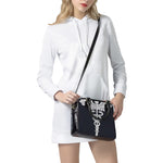 Caduceus Symbol Of Medicine Print Shoulder Handbag
