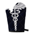 Caduceus Symbol Of Medicine Print Single Oven Mitt