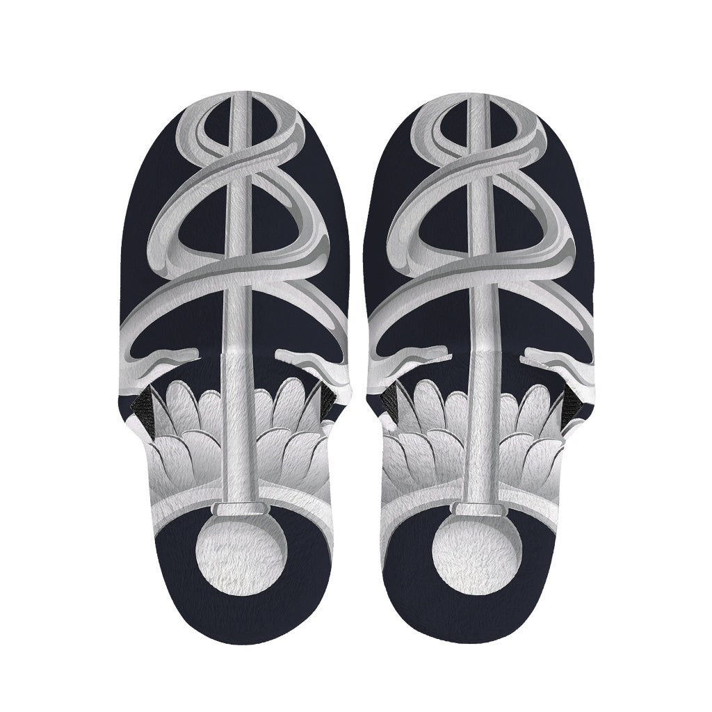 Caduceus Symbol Of Medicine Print Slippers