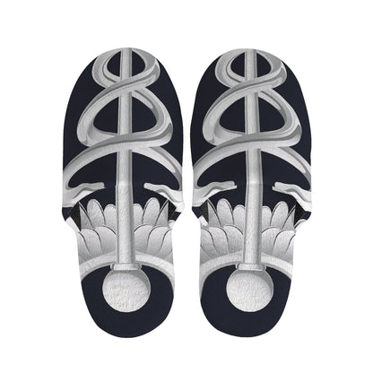 Caduceus Symbol Of Medicine Print Slippers