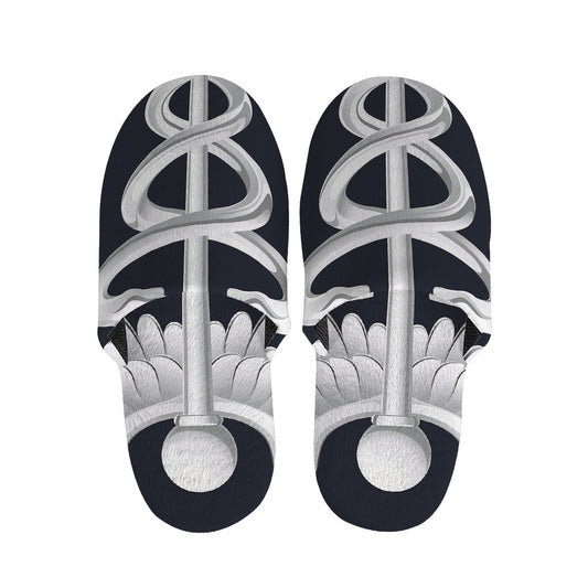 Caduceus Symbol Of Medicine Print Slippers