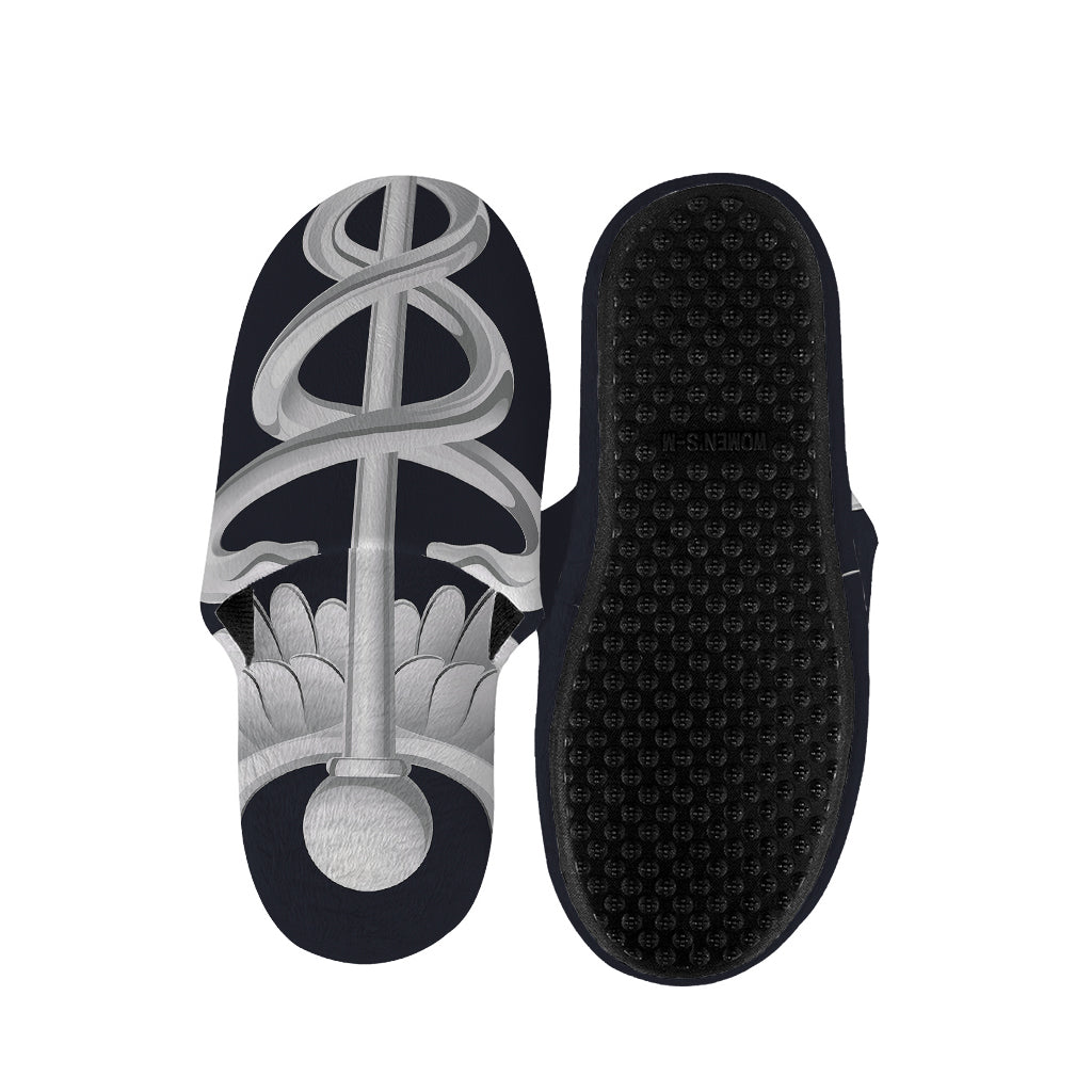 Caduceus Symbol Of Medicine Print Slippers