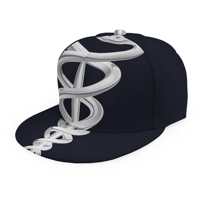 Caduceus Symbol Of Medicine Print Snapback Cap