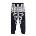 Caduceus Symbol Of Medicine Print Sweatpants