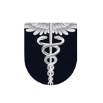 Caduceus Symbol Of Medicine Print Toilet Lid Cover