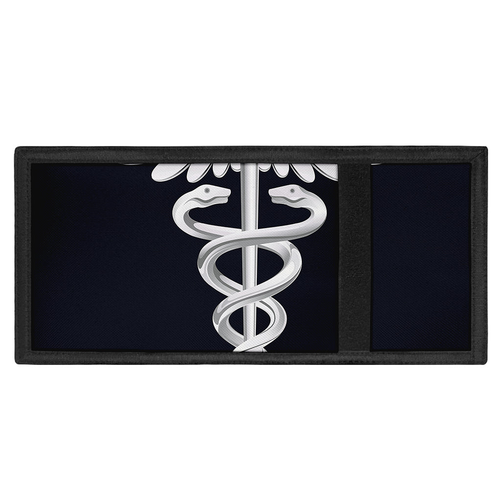 Caduceus Symbol Of Medicine Print Trifold Wallet