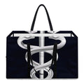 Caduceus Symbol Of Medicine Print Utility Tote Bag