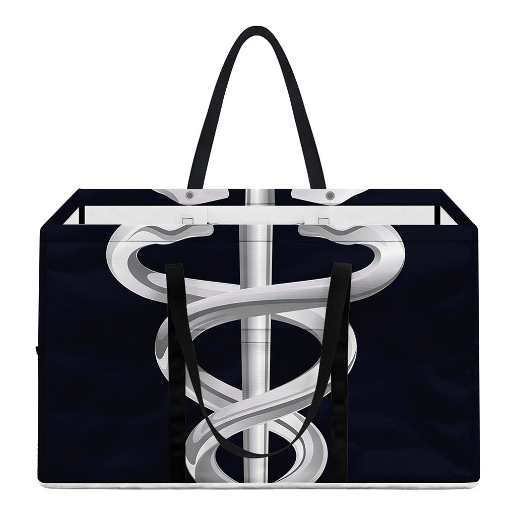 Caduceus Symbol Of Medicine Print Utility Tote Bag