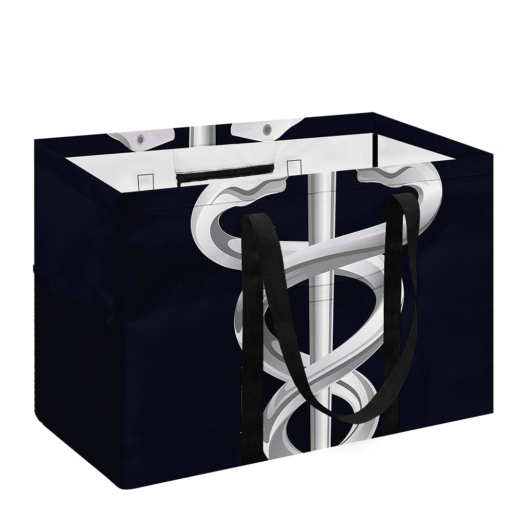 Caduceus Symbol Of Medicine Print Utility Tote Bag