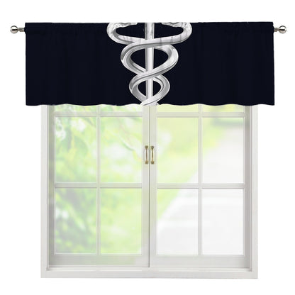 Caduceus Symbol Of Medicine Print Window Valance