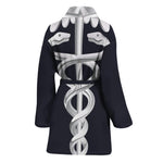 Caduceus Symbol Of Medicine Print Women's Bathrobe