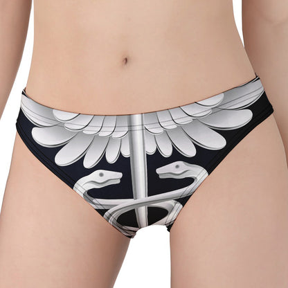 Caduceus Symbol Of Medicine Print Women's Panties