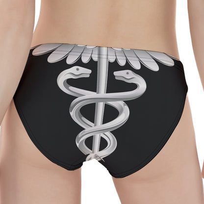 Caduceus Symbol Of Medicine Print Women's Panties