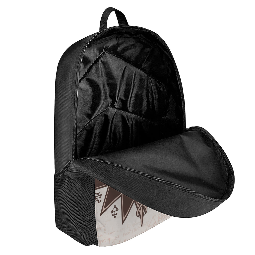 Caduceus Symbol Print 17 Inch Backpack