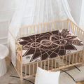 Caduceus Symbol Print Baby Crib Sheet