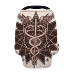 Caduceus Symbol Print Baby Seat Cover