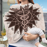 Caduceus Symbol Print Baby Seat Cover