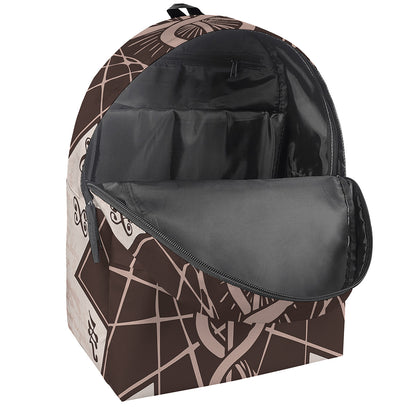 Caduceus Symbol Print Backpack