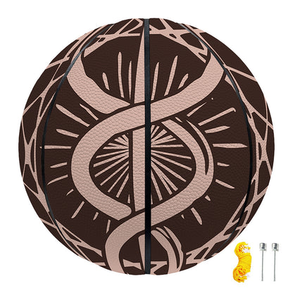 Caduceus Symbol Print Basketball