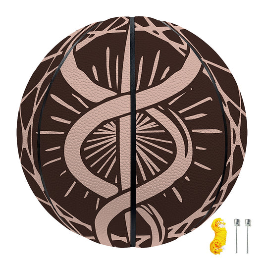 Caduceus Symbol Print Basketball