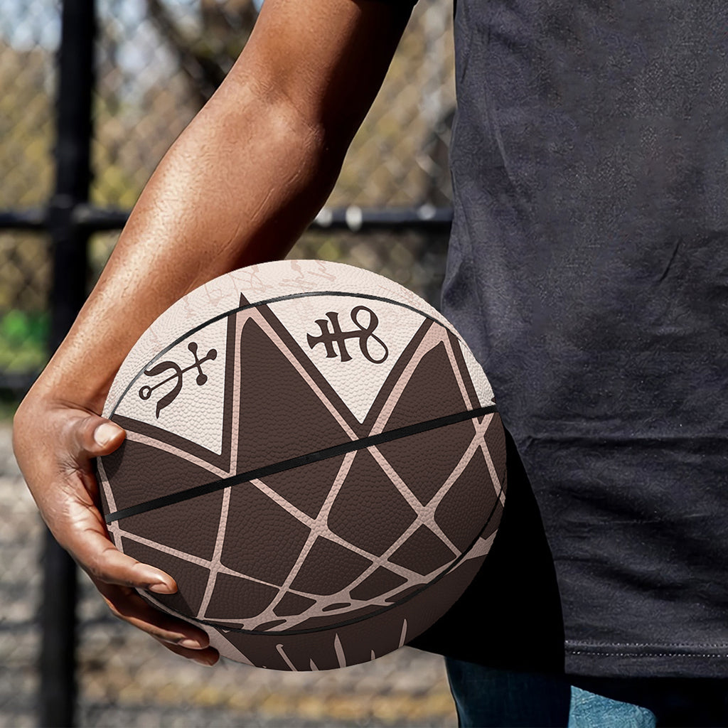 Caduceus Symbol Print Basketball