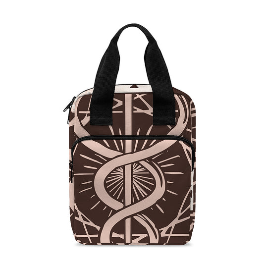 Caduceus Symbol Print Bible Tote Bag