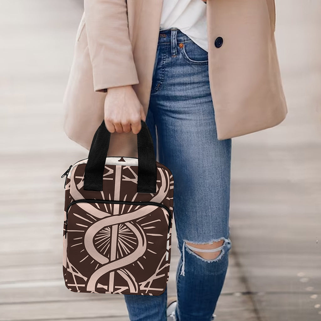 Caduceus Symbol Print Bible Tote Bag