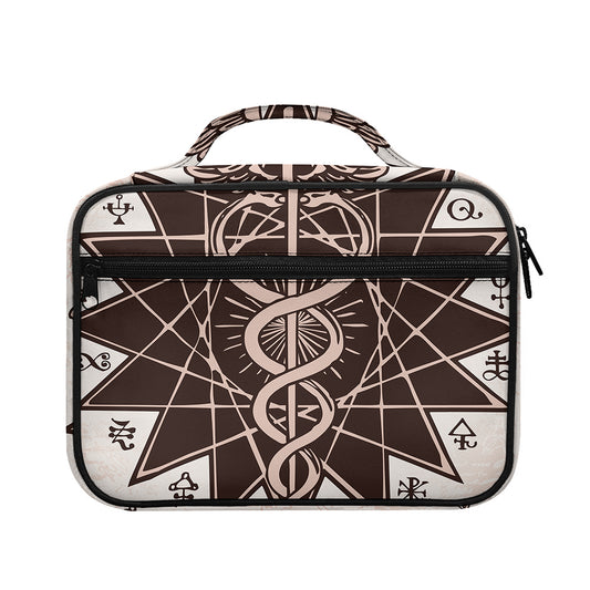 Caduceus Symbol Print Briefcase Bible Bag