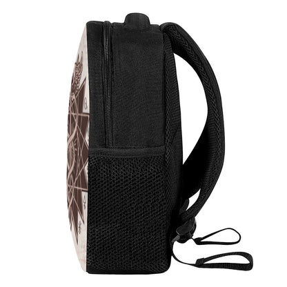 Caduceus Symbol Print Casual Backpack