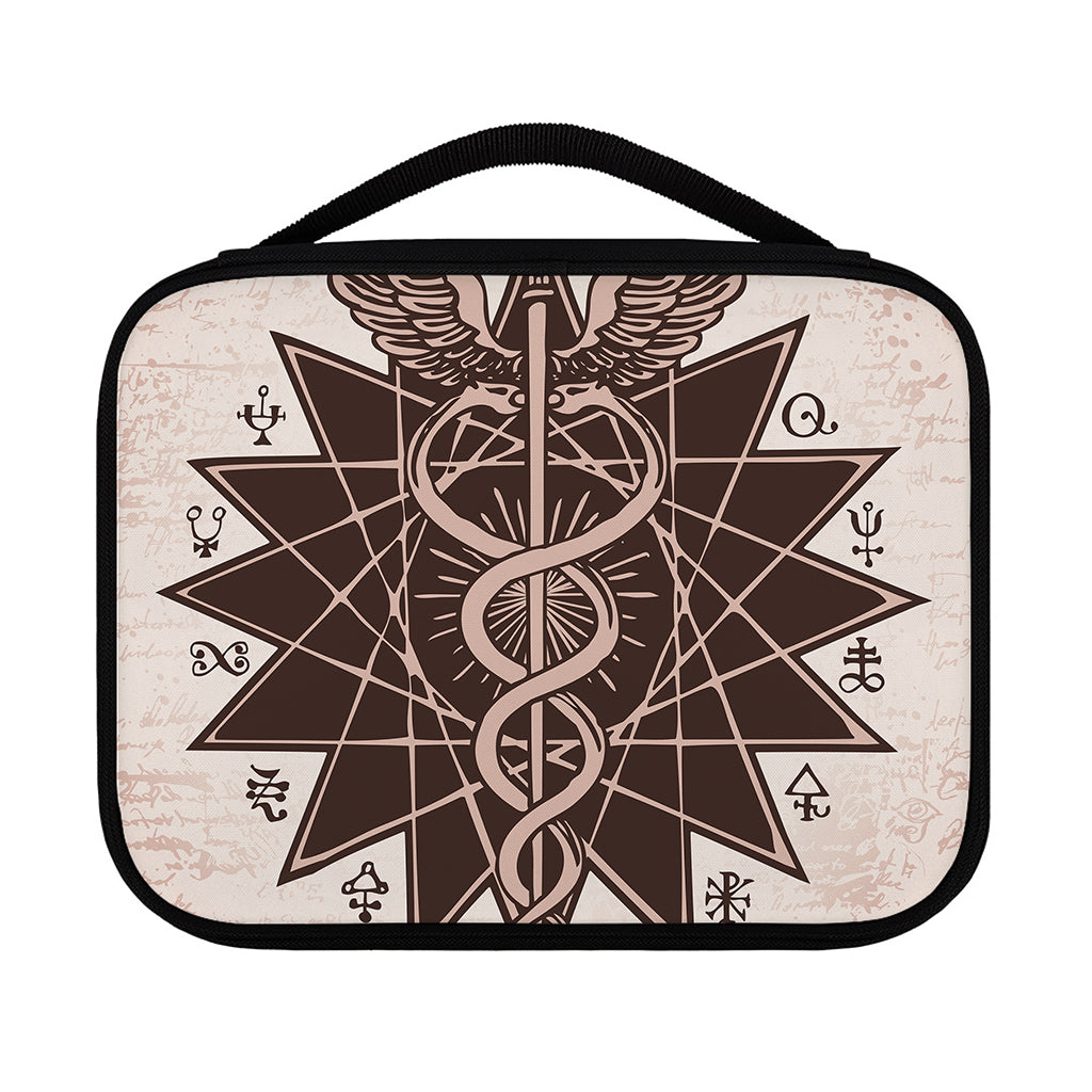 Caduceus Symbol Print Classic Bible Case