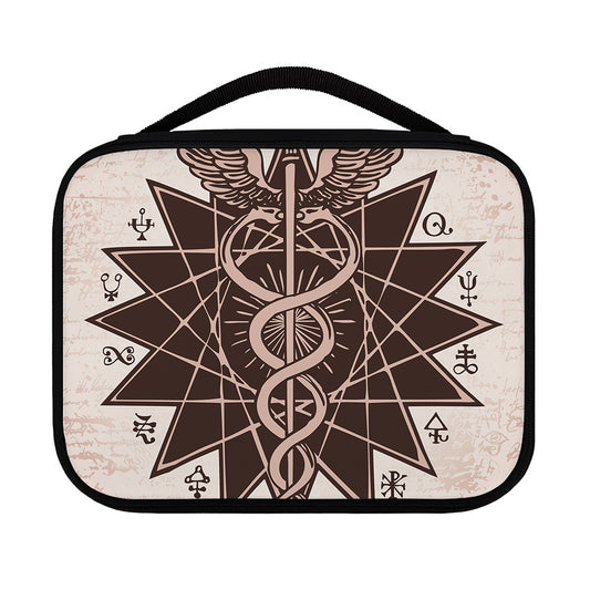 Caduceus Symbol Print Classic Bible Case