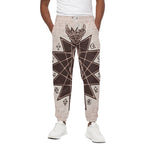 Caduceus Symbol Print Cotton Pants