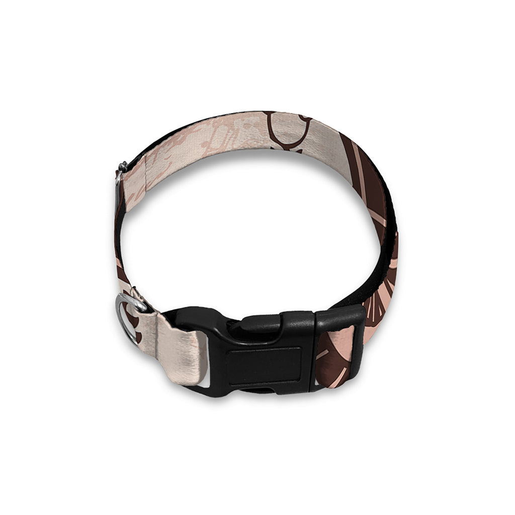 Caduceus Symbol Print Dog Collar