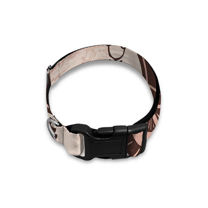 Caduceus Symbol Print Dog Collar