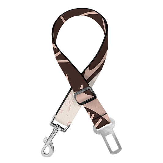 Caduceus Symbol Print Dog Seat Belt