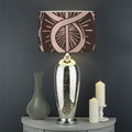 Caduceus Symbol Print Drum Lamp Shade