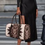 Caduceus Symbol Print Duffle Bag